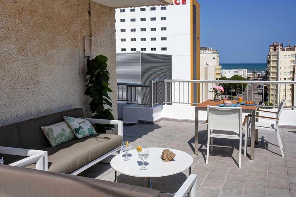 Apartmán Atico Terrazas Playa Gandia Playa de Gandia Exteriér fotografie