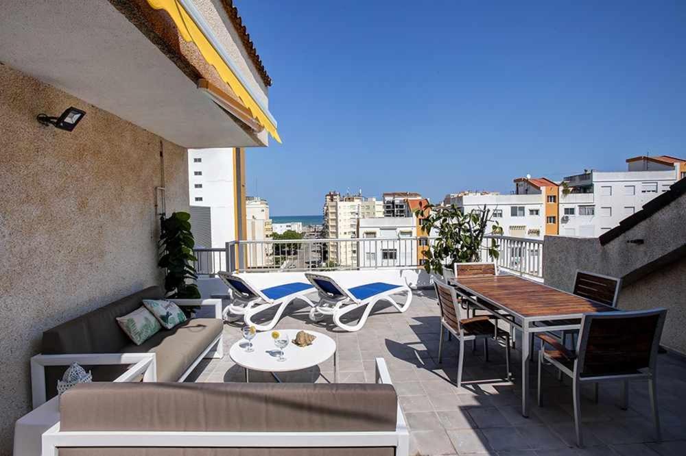 Apartmán Atico Terrazas Playa Gandia Playa de Gandia Exteriér fotografie